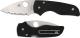 Spyderco Lil Native C230GS Knife - Serrated S30V Leaf - Black G10
