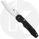 Spyderco Smock C240CFP Knife Kevin Smock EDC Clip Point with Flipper Tang Carbon Fiber G10 Compression Lock Folder
