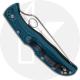 Spyderco Endela Lightweight K390 - C243FPK390 - K390 Drop Point - Blue FRN - Lock Back