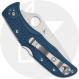 Spyderco Endela Lightweight C243PBL Knife - CMP SPY27 Drop Point - Cobalt Blue FRN