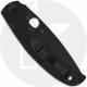 Spyderco Native Chief Lightweight C244PSBBK Knife - DLC Part Serrated CTS BD1N - Black FRN - USA Made