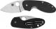 Spyderco C246GP Insistent Knife - 2.48 Inch Drop Point - Black G10 - Liner Lock