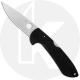 Spyderco Siren Knife C247GP - Lance Clinton EDC - LC200N Drop Point - Black G10 - Back Lock - USA Made