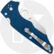 Spyderco YoJumbo C253GPCBL Knife - Michael Janich - CPM SPY27 Wharncliffe - Cobalt Blue G10 - USA Made