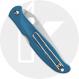 Spyderco Charisma Lightweight C259PBL Knife - Satin CTS BD1N Blade - Blue FRN - USA Made