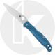 Spyderco Charisma Lightweight C259PBL Knife - Satin CTS BD1N Blade - Blue FRN - USA Made