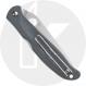 Spyderco Charisma Lightweight C259PGY Knife - Satin CTS BD1N Blade - Gray FRN - USA Made