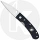 Spyderco Centofante C25GP - Gen 2 - ATS-34 Wharncliffe - Black G10 - Silver and Black Bug Shield - Discontinued Item - Serial Nu