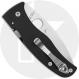 Spyderco Bodacious C263GS Knife - Satin Serrated CPM S30V Leaf - Black G10