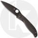 Spyderco Mantra 4 C274GBBKP Knife - Black Oxide 8Cr13MoV Drop Point - Black G10