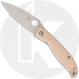 Spyderco Mantra 4 C274GWP Knife - Satin 8Cr13MoV Drop Point - White G10