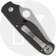 Spyderco ButtonUp C275CFP Knife - Satin 8Cr13MoV Modified Clip Point - Carbon Fiber/G10 Laminate