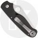 Spyderco ButtonUp C275CFPS Knife - Satin Part Serrated 8Cr13MoV Modified Clip Point - Carbon Fiber/G10 Laminate