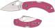 Spyderco Dragonfly 2 Lightweight Pink S30V - C28FPPNS30V2 - S30V Leaf Blade - Pink FRN - Lock Back