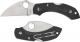 Spyderco C28FPWCBK2 Dragonfly 2 Wharncliffe Knife - 2.28 Inch Wharncliffe Blade - Black FRN Handle