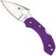 Spyderco Dragonfly 2 Lightweight, Purple Sprint Run, SP-C28PPR2 - Discontinued Item  Serial # - BNIB