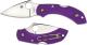 Spyderco Dragonfly 2 Lightweight, Purple Sprint Run, SP-C28PPR2 - Discontinued Item  Serial # - BNIB