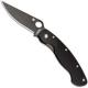 Spyderco Knives Spyderco Black Military Knife, SP-C36GPBK