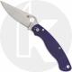 Spyderco Military 2 Knife - S110V - Dark Blue G10