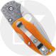 Spyderco Native 5 C41BA50TH 50th Anniversary Knife - Sprint Run - CPM S90V Leaf - Amber Bone with Mosaic Damascus Bolsters
