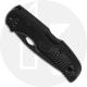 Spyderco Native 5 FRN Knife C41PBBK5 Black DLC Plain Edge Blade Black FRN Lock Back USA Made