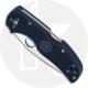 Spyderco Native 5 Lightweight SPY27 - C41PCBL5 - CPM SPY27 Leaf Blade - Cobalt Blue FRN - Lock Back - USA Made