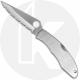 Spyderco Rookie C51S - Serrated ATS-55 - Stainless Steel - Discontinued Item - BNIB - 1998