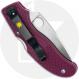 Spyderco Calypso Jr Knife - C52PGRG - ZDP-189 Laminate - Sprint Run - Discontinued Item - BNIB