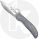 Spyderco Peter Herbst C53P -  ATS-55 Drop Point - Matte Gray Almite - Discontinued Item - Serial Numbered - BNIB - 2001