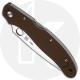 Spyderco Calypso Knife - C54GPBN - VG10 Drop Point - Brown G10 - Sprint Run - Discontinued Item - Serial # - BNIB