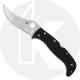 Spyderco C63GP4 Chinook 4 Knife, 3.89 Inch CPM S30V Upswept Blade, Black G10 Handle