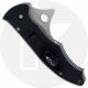 Spyderco Gunting C68GPS - Part Serrated CPM 440V with Kinetic Open Option - Black G10 - Discontinued Item - Serial Numbered - BN