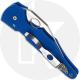 Spyderco Yojimbo C85GPBL - S30V Modified Wharncliffe - Blue G10 - Discontinued Item - Serial Numbered - BNIB