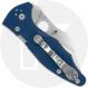 Spyderco Yojimbo 2 C85GPCBL2 Knife - Satin SPY27 Wharncliffe - Cobalt Blue G10 - USA Made