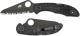 Spyderco C88SBBK2 Salt 2 Rust Proof Serrated Black Blade Black FRN Lockback Folding Knife