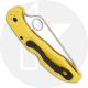 Spyderco C88SYL2 Salt 2 Rust Proof Serrated Blade Yellow FRN Lockback Folding Knife