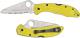 Spyderco C88SYL2 Salt 2 Rust Proof Serrated Blade Yellow FRN Lockback Folding Knife