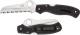 Spyderco Knives Spyderco Atlantic Salt Knife, Black Handle Serrated, SP-C89SBK