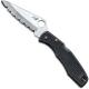 Spyderco Pacific Salt C91SBK - Serrated Blade - Black Handle - Discontinued Item - Serial Numbered - BNIB