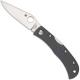 Spyderco CX08GGYP Baby Jess Horn Knife Sprint Run with Dark Gray G10 Handle