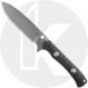 Spyderco Skoli FB53GP Fixed Blade Knife - Stonewash 9Cr18MoV Modified Sheepsfoot - Black G10