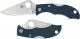 Spyderco Ladybug 3 LFP3K390 - Plain Edge Satin K390 Blade - Blue FRN - Lock Back