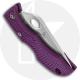 Spyderco Knives Spyderco Ladybug 3 Knife, Purple, SP-LPRP3
