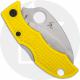 Spyderco Ladybug 3 Salt LYLS3HB Knife - Serrated H-2 Hawkbill - Yellow FRN