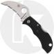 Spyderco Manbug Lightweight MBKHBS Knife - Serrated VG-10 Hawkbill - Black FRN - Lock Back