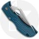 Spyderco Manbug Lightweight K390 - MFPK390 - K390 Drop Point - Blue FRN - Lock Back