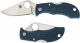 Spyderco Manbug Lightweight K390 - MFPK390 - K390 Drop Point - Blue FRN - Lock Back