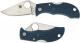 Spyderco Manbug Lightweight K390 - MFPK390 - K390 Drop Point - Blue FRN - Lock Back