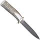 Silver Stag Damascus Dagger, Elk Stick Antler, SS-DDG50
