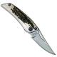 Silver Stag Pup Knife, Antler Handle, SS-FLLP20